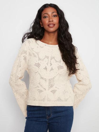 Crochet Reversible Cardigan C2151-797C