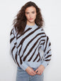 Charlie B Animal Print Knit Sweater - Style C2153-721C