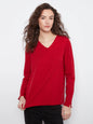Long Sleeve V Neck Sweater C2279RPR-464A