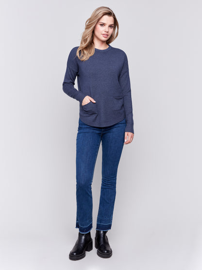 Round Hem Sweater