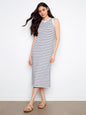 Scuba Striped Dress C3246/571C