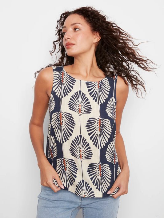Sleeveless Blouse C4588R-787A