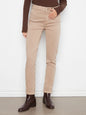 Cuffed Hem Slim 5 Pocket Colored Twill Pants C5309YR/188B LATTE