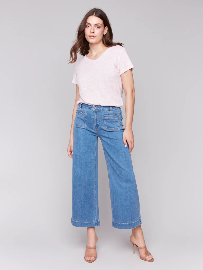 Cropped Flare Jean