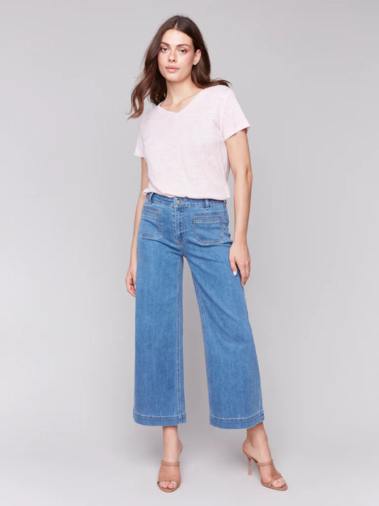 Cropped Flare Jean