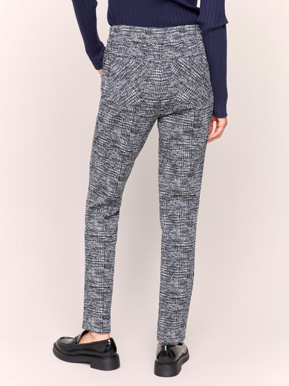 Plaid Knit Jogger Pants