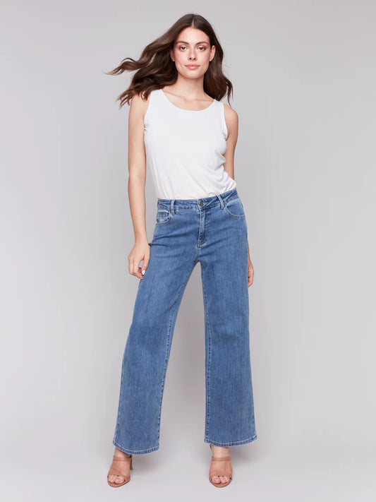 Chloe Wide Leg MEDIUM BLUE C5630J-156