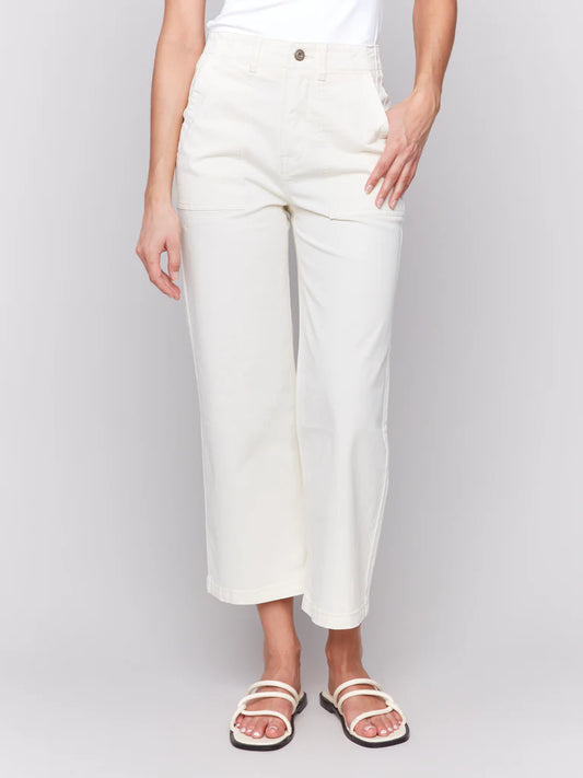 Cropped Utility Pocket pant