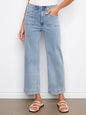 Cropped Wide Leg Light Denim C5660R