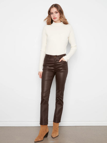 Slim Leg Wax Twill Pants C5671R/398B