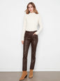 Slim Leg Wax Twill Pants C5671R/398B