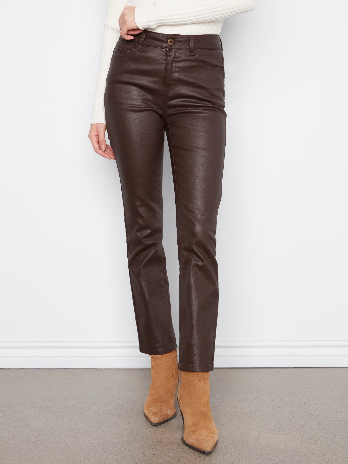 Slim Leg Wax Twill Pants C5671R/398B