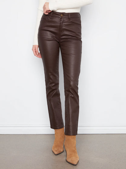 Slim Leg Wax Twill Pants C5671R/398B