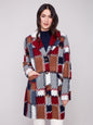 Charlie B Long Crochet Coat - C6346R 642B