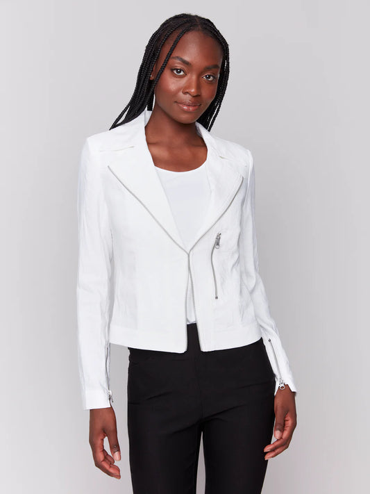 Crinkle Moto Jacket