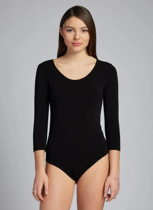 Bamboo 3/4 Sleeve Bodysuit