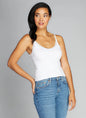 Bamboo Lace Tank With Trim
