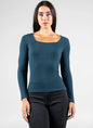 Bamboo Square Neck Rib top