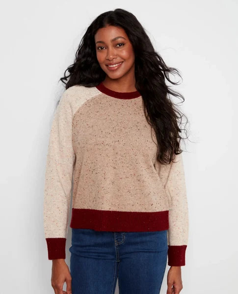 Raglan Color Block Sweater C2079-404B