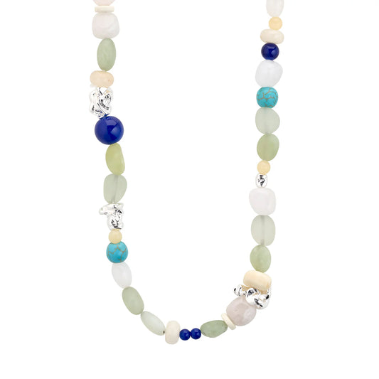 DREAM necklace blue/silver-plated