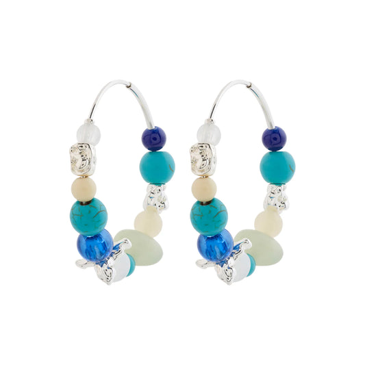 DREAM hoops blue/silver-plated SKU 132526803