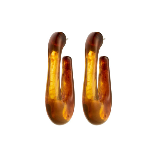 ELIJAH earrings brown A13