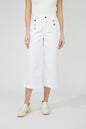 Cropped High-waisted Trousers Style 251502
