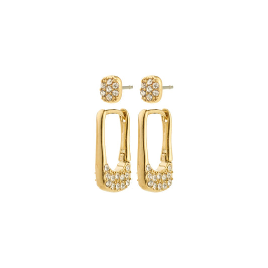 INSTANT earrings 2-in-1 set A16