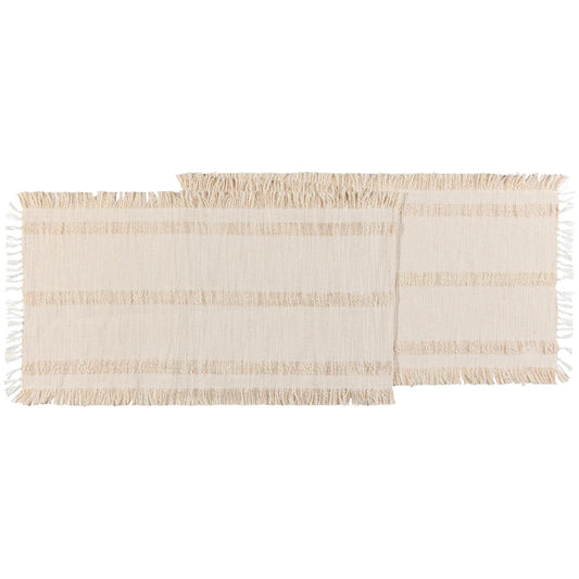 Ravel Table Runner 72" - Ivory