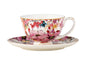 CUP & SAUCER ENCHANT WHT