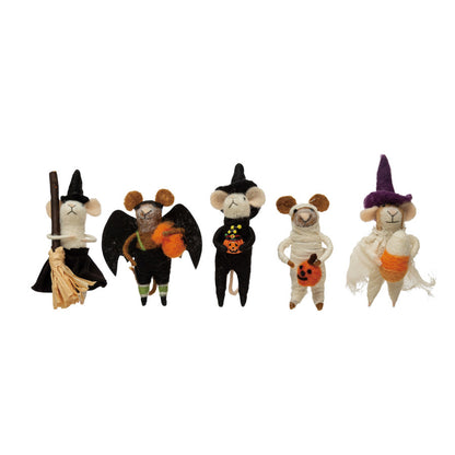 Felt halloween animals