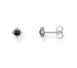 Thomas Sabo Silver small ear studs Vintage with black zirconia