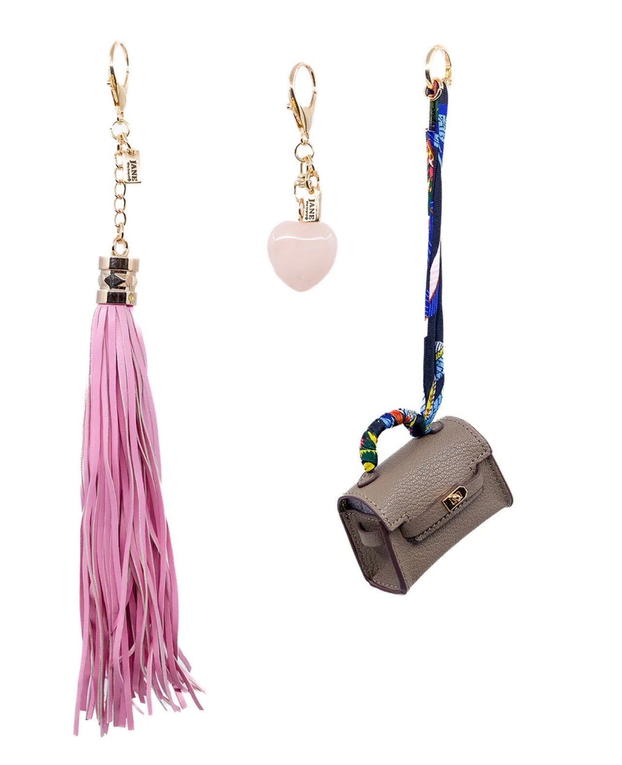 Triple Bag Charm Set- Jane The Brand