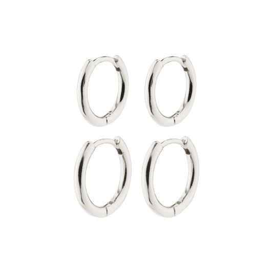 Leaf 2-in-1 Huggie Hoop Set