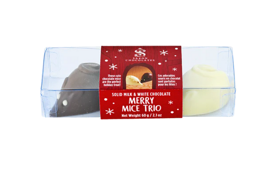 Chocolate Merry Mice Trio Box