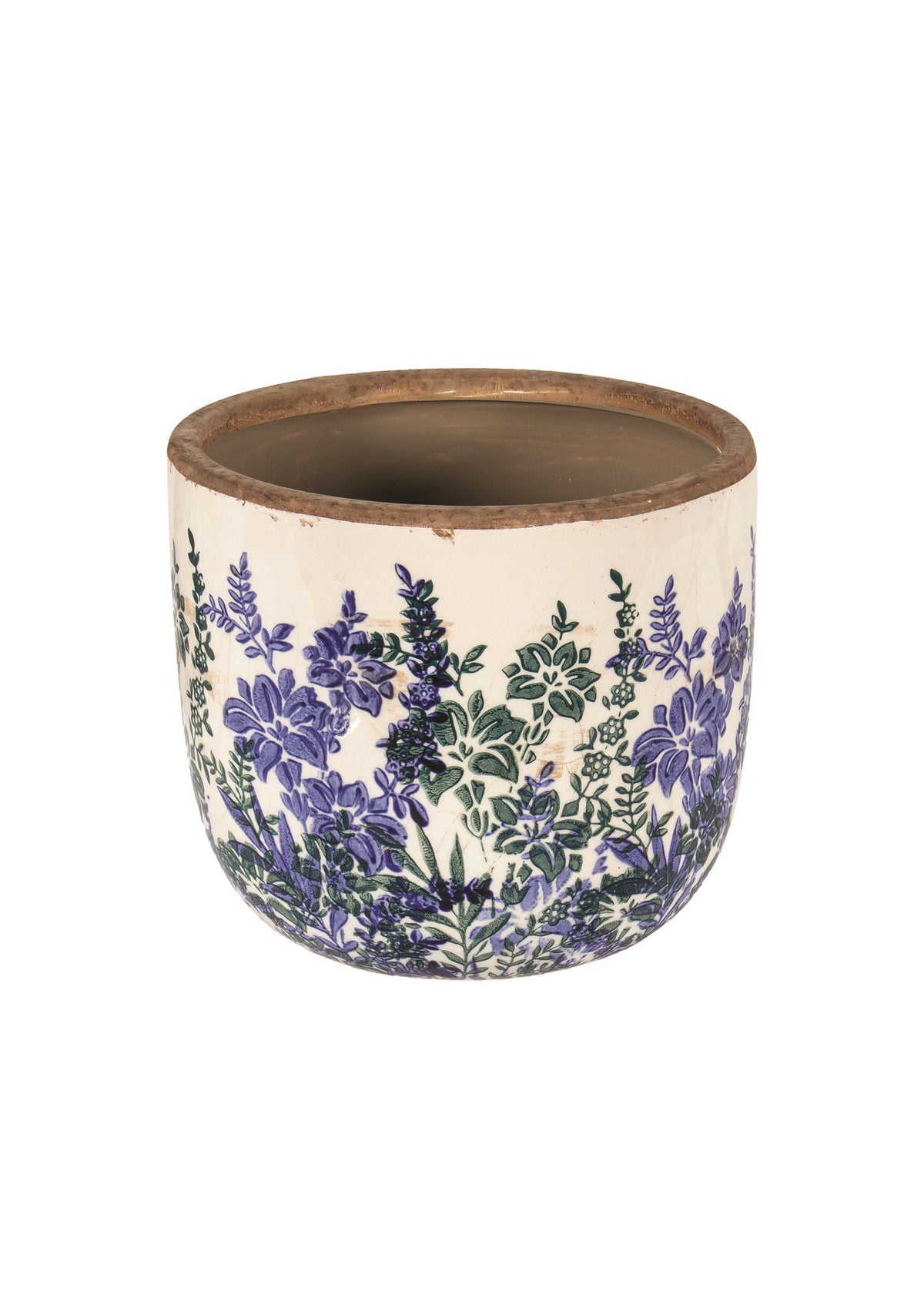 Ivory ceramic pot