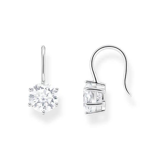 Thomas Sabo Silver earrings with white zirconia