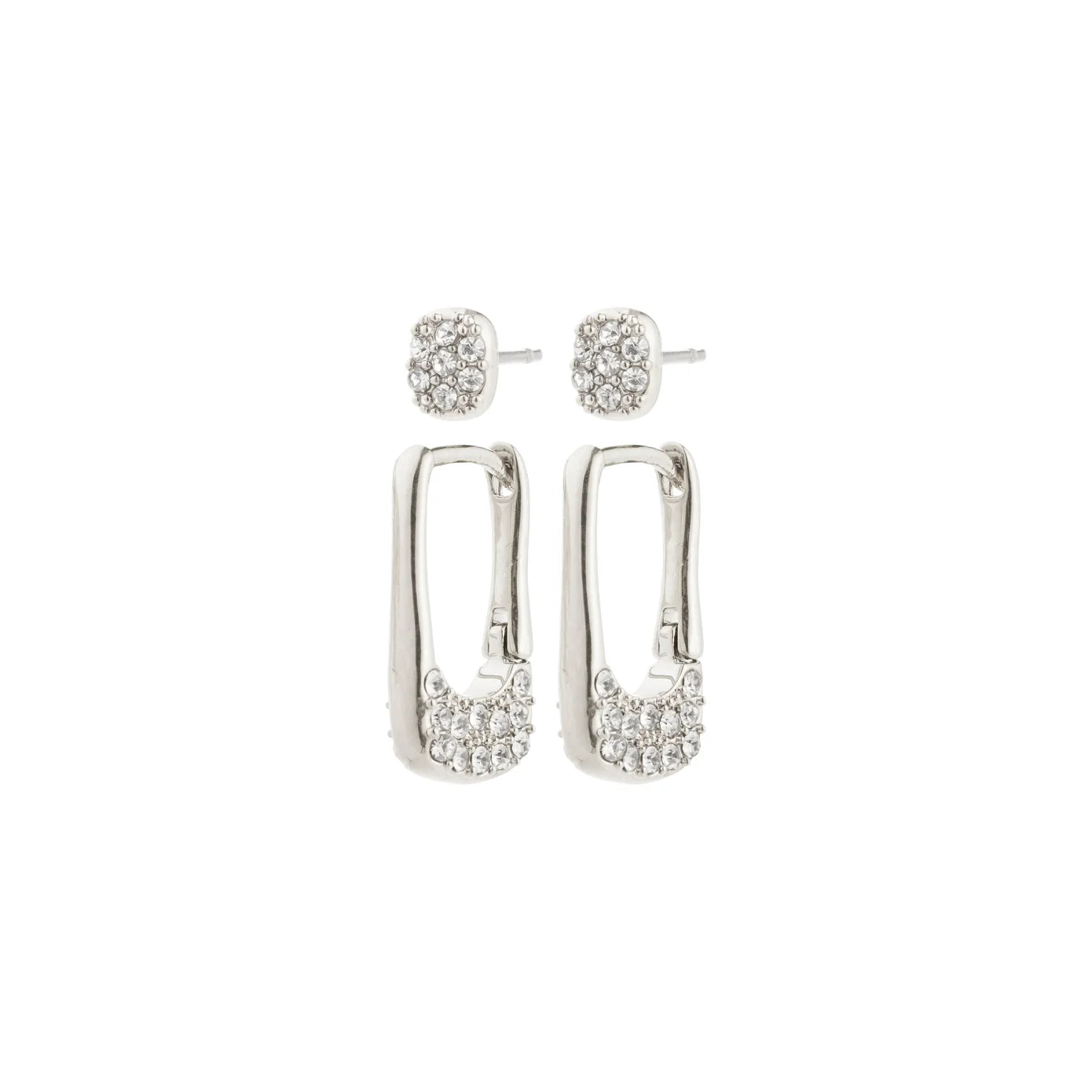 INSTANT earrings 2-in-1 set A16