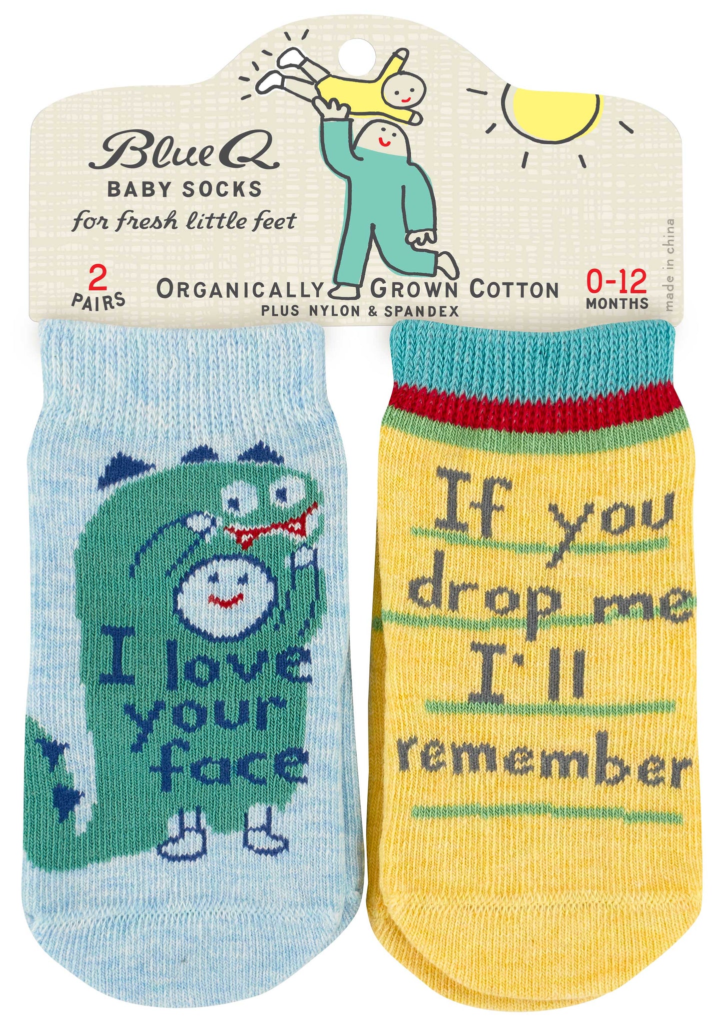 Your Face/ Drop Me Baby Socks