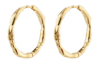 EDDY RECYCLED ORGANIC SHAPED LARGE HOOPS