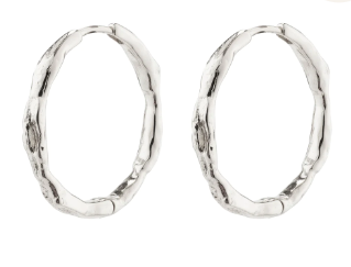 EDDY RECYCLED ORGANIC SHAPED LARGE HOOPS