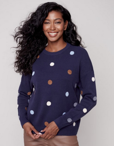 Polka Dot Sweater C2526D 736A