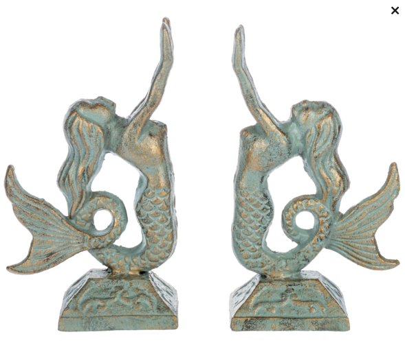 Mermaid Bookends