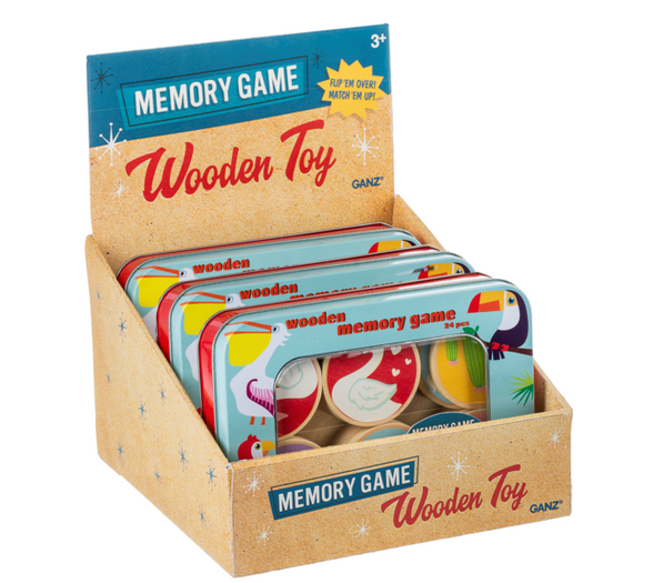 Wooden Bird Memory Game