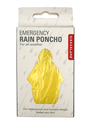 Emergency Rain Ponchos