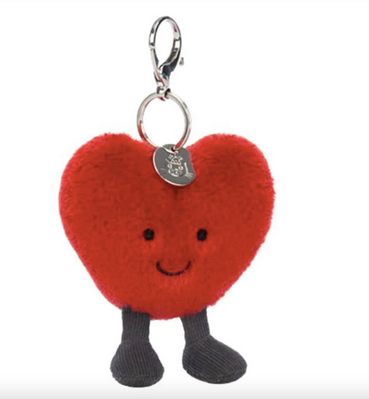 Amuseable Heart Bag Charm