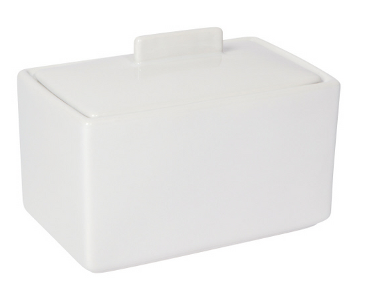 Butter Dish White 1lb