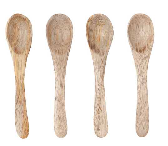 Mango Wood Spoons s/4