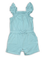 Bamboo Sleeveless Ruffle Romper