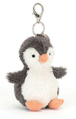 Peanut Penguin Bag Charm Jellycat